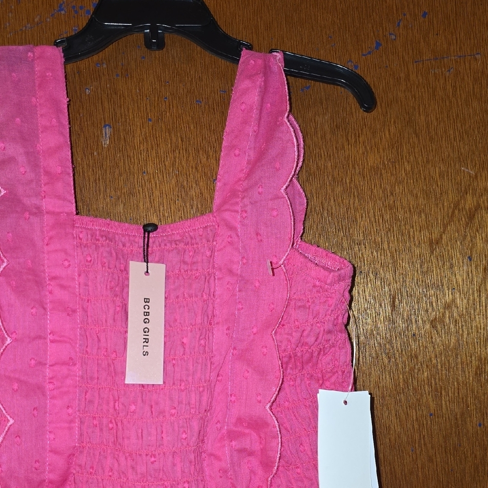 Pink Ruffled Kids One Piece - Picture 5 of 8